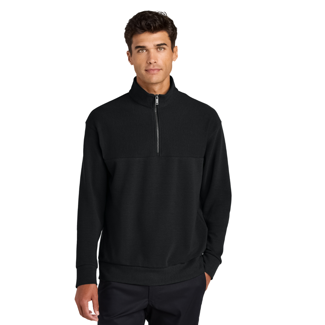Mercer+Mettle Linear Texture 1/4-Zip - MM3040