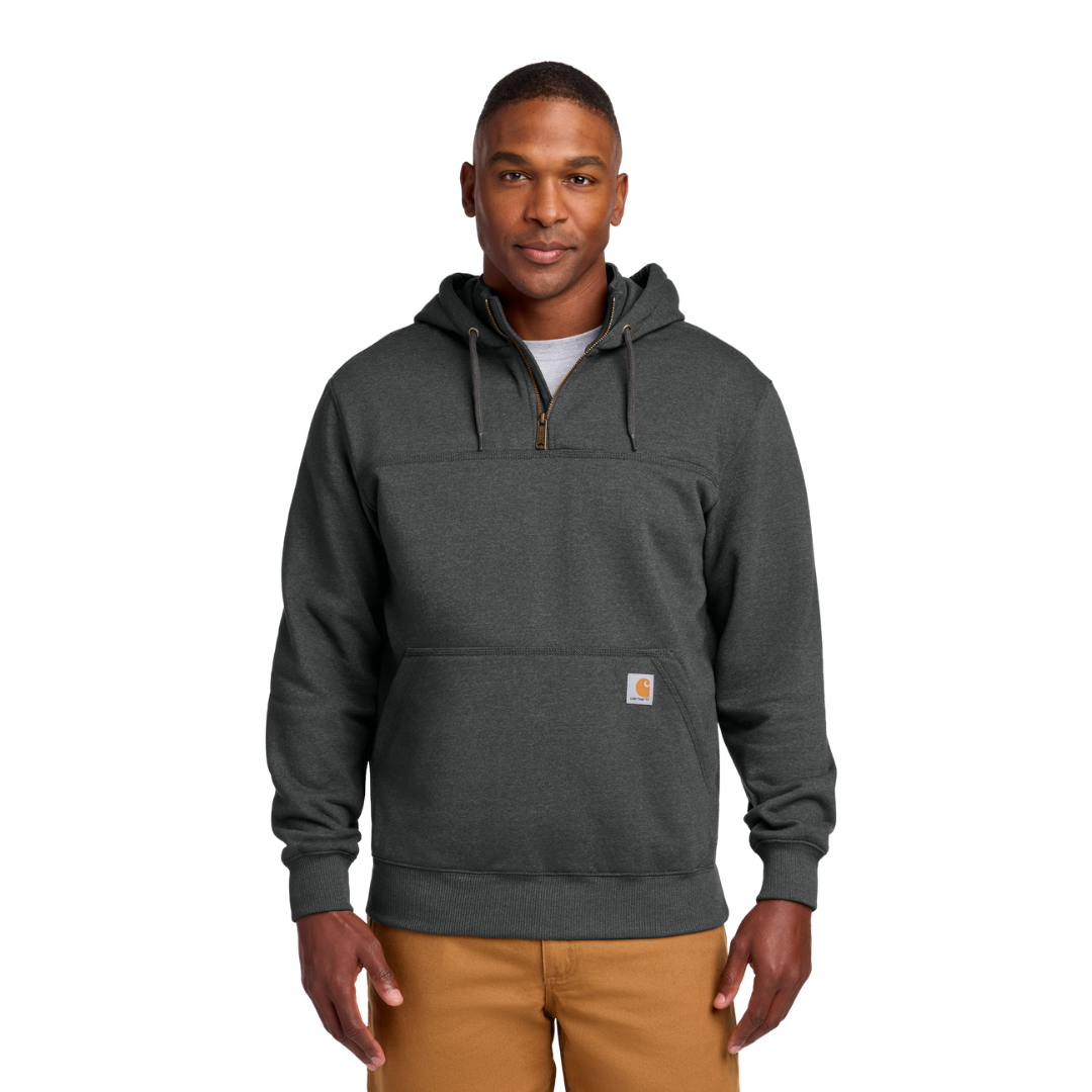 Carhartt Rain Defender Paxton Heavyweight Hooded Zip Mock Sweatshirt - CT100617